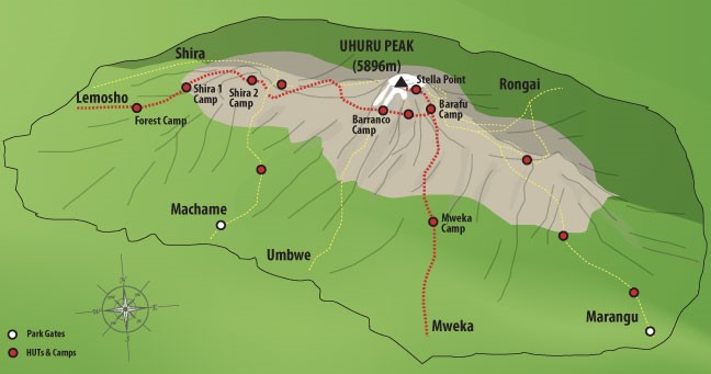 Lemosho Route Mount Kilimanjaro Climb