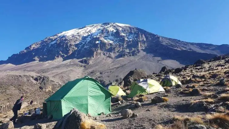 Machame route mount Kilimanjaro climbing Tanzania